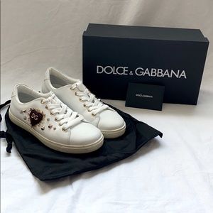 Dolce & Gabbana Authentic White Sneaker Sz 7/37